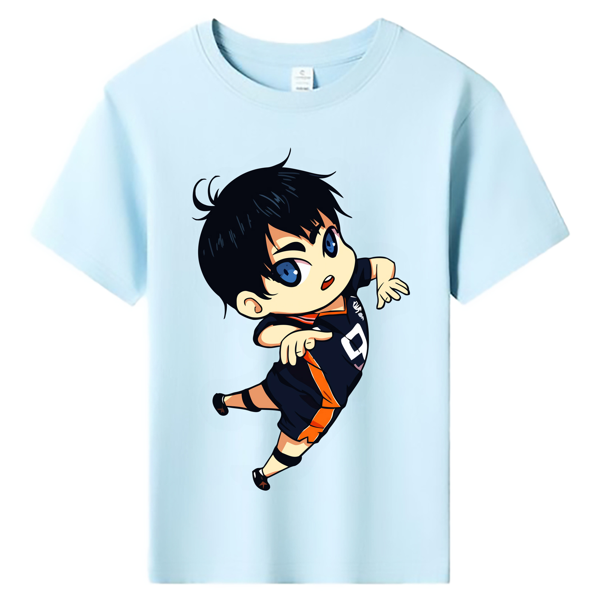 （画像用） ハイキュー!! Haikyu!! 綿100％キッズTシャツ（フロントプリント）